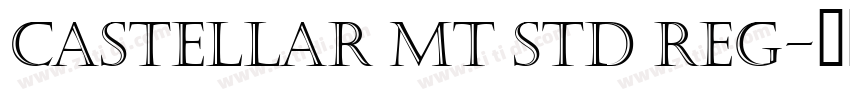 Castellar MT Std Reg字体转换